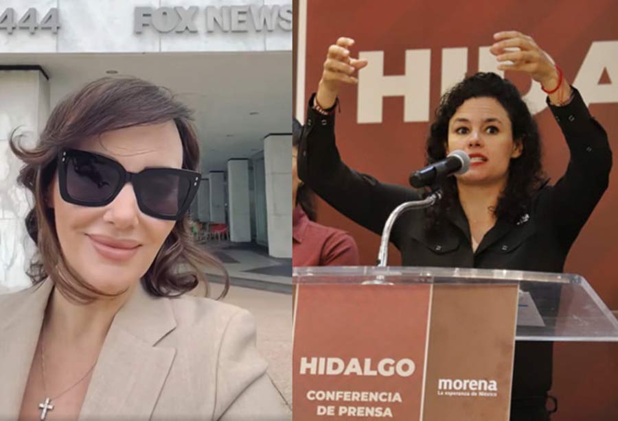 Lilly Téllez y Luisa Alcalde.