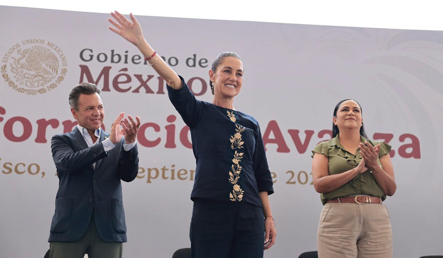 Claudia Sheinbaum en Jalisco.