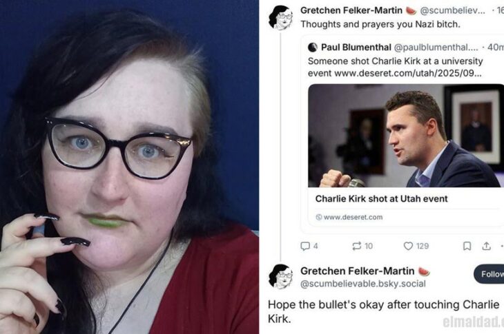 Gretchen Fleker Martin y sus tweets.