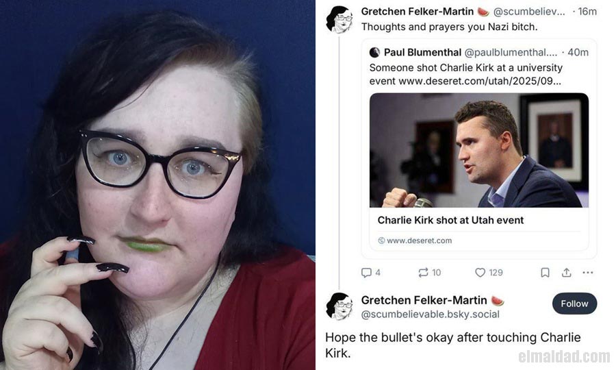 Gretchen Fleker Martin y sus tweets.