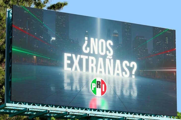 Imagen compartida por el PRI en su página de facebook.