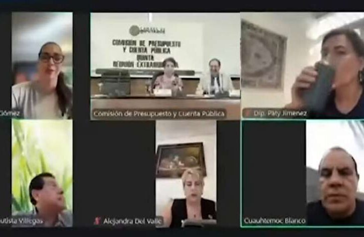 Captura de pantalla de la sesión.