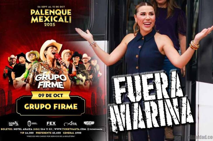 Flyer del Grupo Firme y Marina del Pilar.