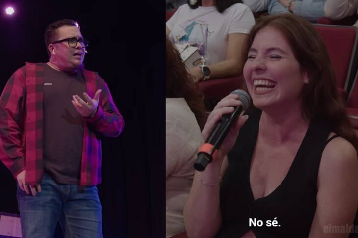 Franco Escamilla y Natalia.