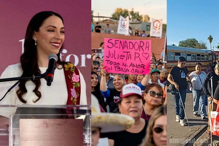 Julieta Ramírez y acarreados.