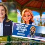 Maru Campos en publicidad de turismo.