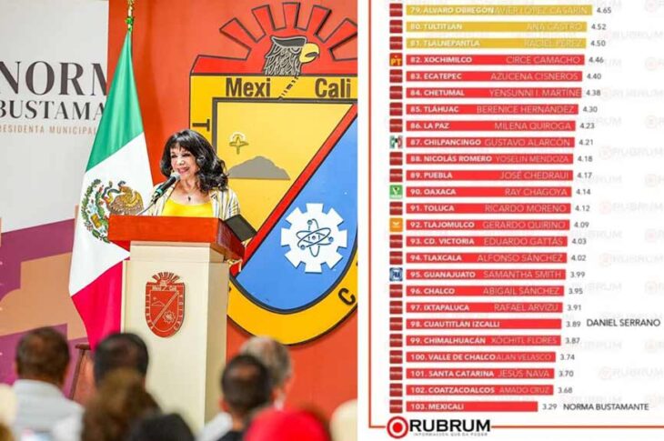 Norma Bustamante y encuesta de Rubrum.