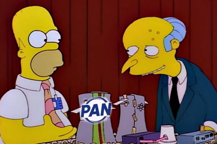 El PAN presentando su nuevo logo.