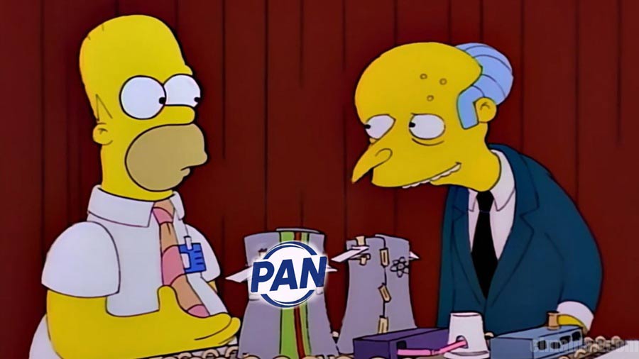 El PAN presentando su nuevo logo.