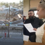 Bar Shoots (imagen: TV Azteca) y padres de Kevin Moreno (Imagen: MF Noticias Mexicali).