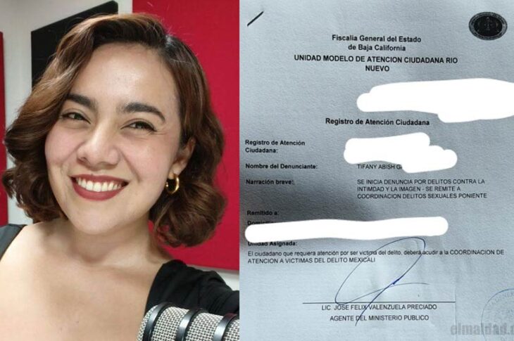 Tiffany Abish y la denuncia.