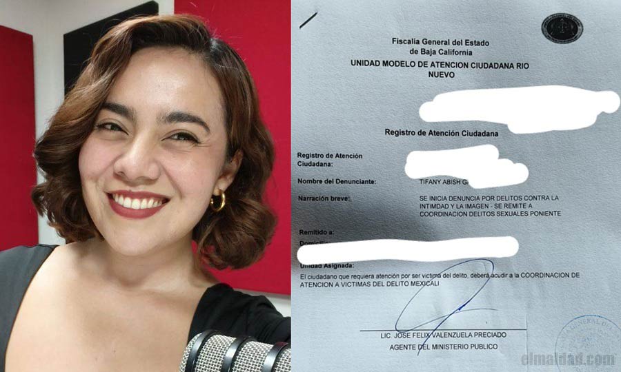 Tiffany Abish y la denuncia.