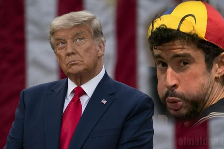 Trump y Bad Bunny como Quico en SNL.