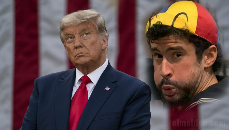 Trump y Bad Bunny como Quico en SNL.