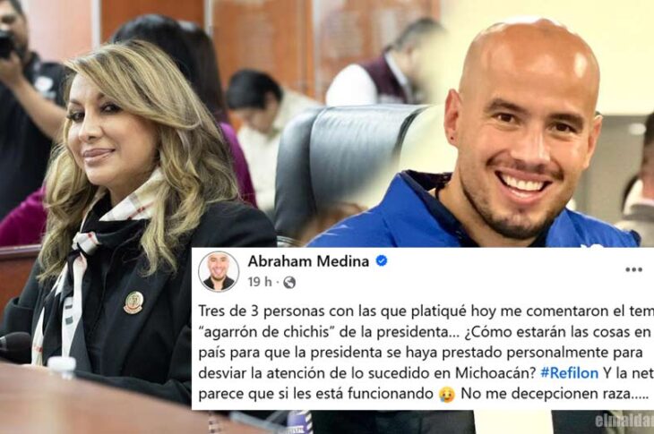 Angélica Peñaloza y Abraham Medina.