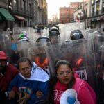 Maestros de la CNTE. Foto: EFE.