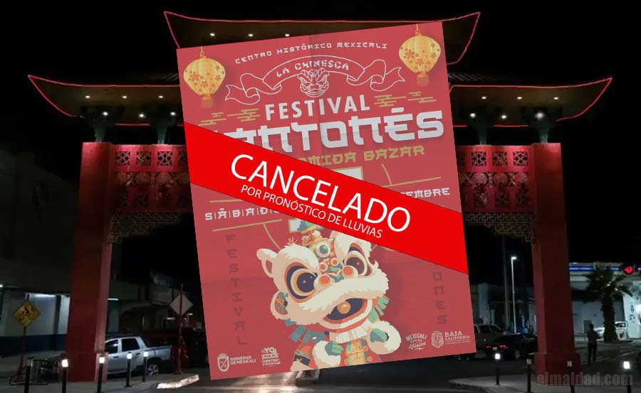 Festival Cantonés cancelado.