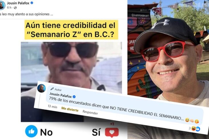 Captura de pantalla de la encuesta de Jousin Palafox.