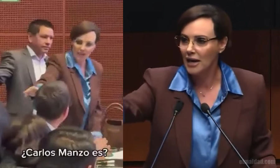 Lilly Téllez al ataque.