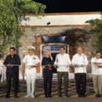 Claudia Sheinbaum y su pandilla cortando el listón.