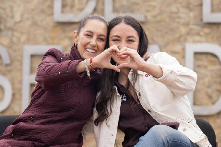 Claudia Sheinbaum y Julieta Ramírez.