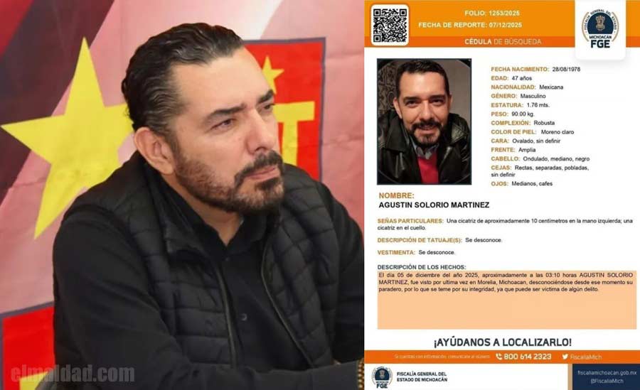 Agustín Solorio Martínez.