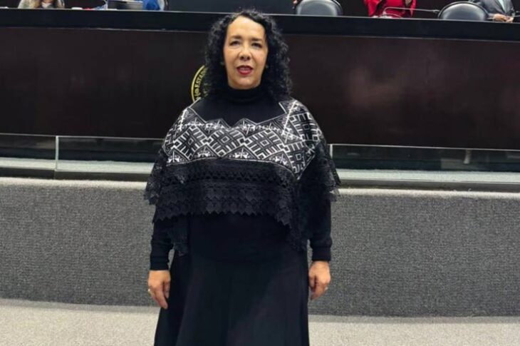 Araceli Brown en el congreso de la unión.