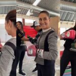 Diana "la bonita" Fernández y Claudia Sheinbaum.