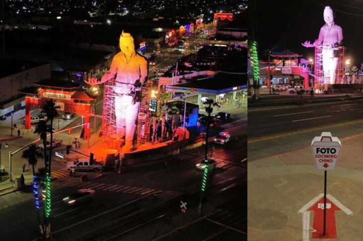 Cochinero chino. Fotos: MF Noticias Mexicali.