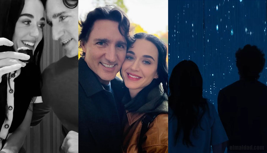 Katy Perry y Justin Trudeau.
