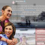 Claudia Sheinbaum, Marina del Pilar y el tweet de Elena Chávez.