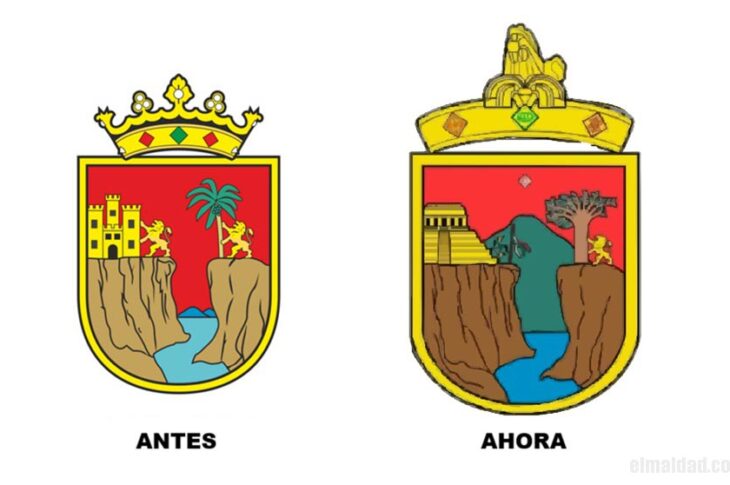 Cambio del escudo de Chiapas.