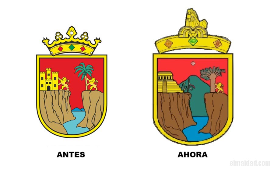 Cambio del escudo de Chiapas.