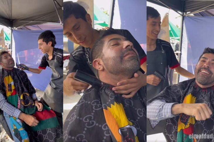 Armando Ayala presumiendo su "humildad".