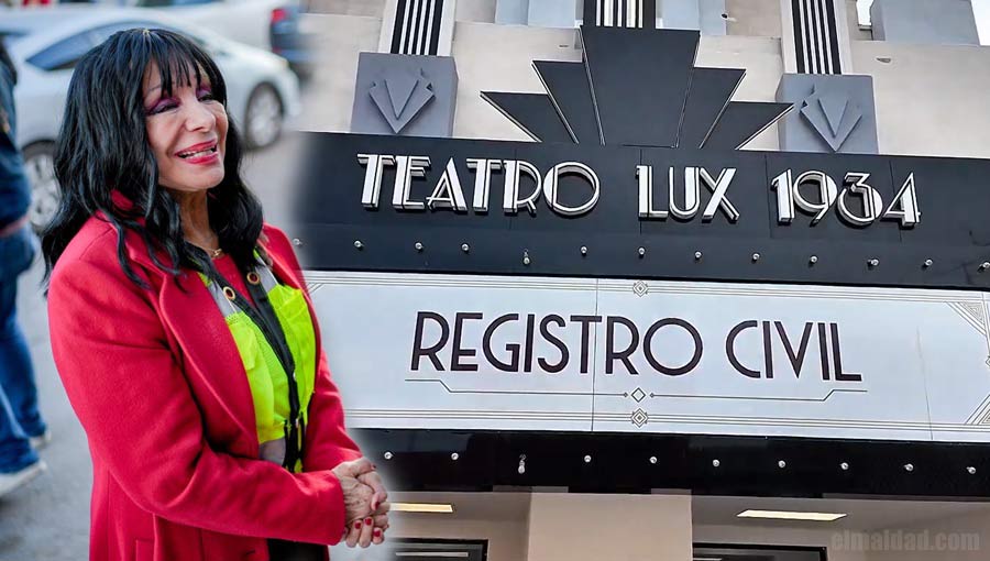 Norma Bustamante y el teatro Lux.