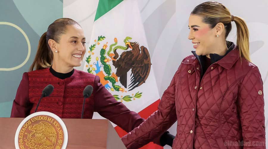 Claudia Sheinbaum y Marina del Pilar.