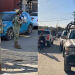 Ejército mexicano en villa del campo de Tijuana. Imágenes: Los ojos de Tijuana.