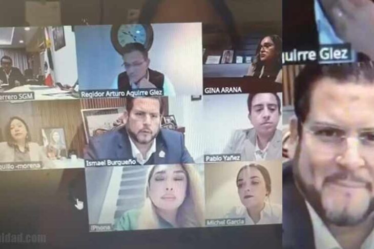 Sesión virtual del cabildo de Tijuana.