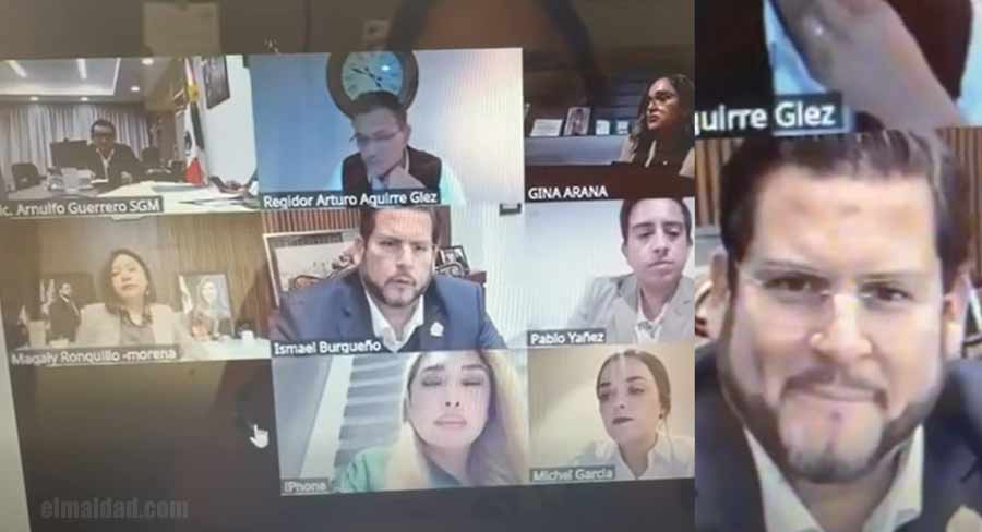 Sesión virtual del cabildo de Tijuana.