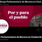 Cuenta en X del Grupo Parlamentario de Morena de la CDMX.