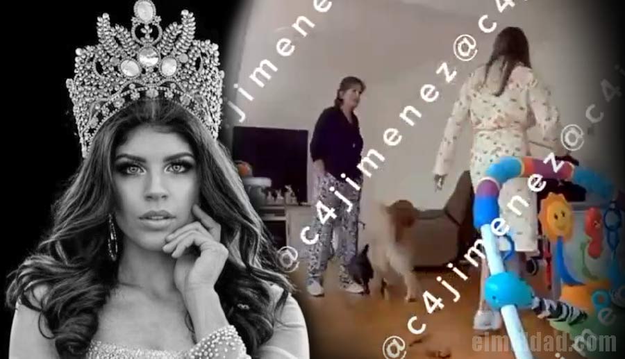 Carolina Flores momentos antes de morir a manos de su suegra.