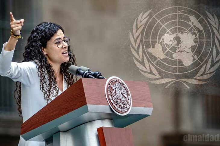 Luisa Alcalde y la ONU.