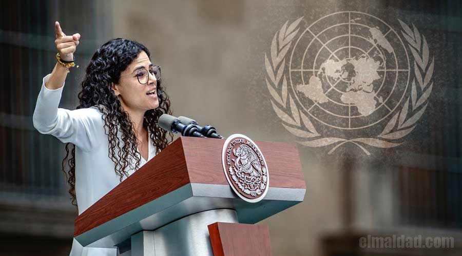 Luisa Alcalde y la ONU.