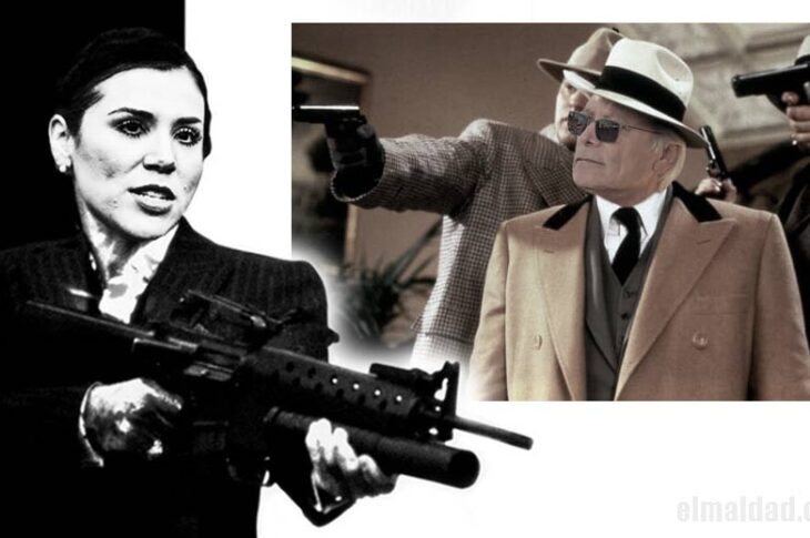 Meme "pelea de gangsters". Marina y Bonilla.