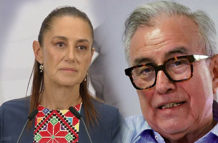 Claudia Sheinbaum y Rubén Rocha Moya.