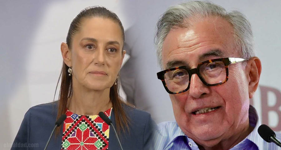 Claudia Sheinbaum y Rubén Rocha Moya.