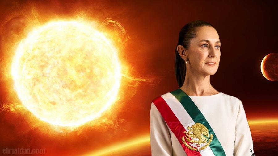 El sol y Claudia Sheinbaum.