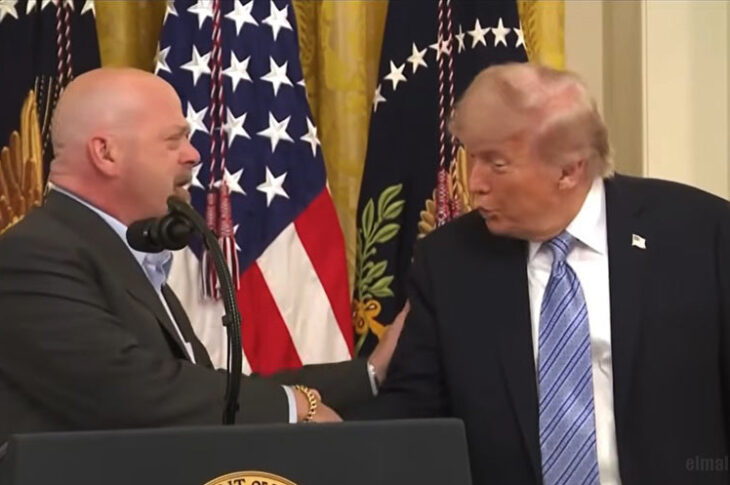 Rick Harrison y Donald Trump.