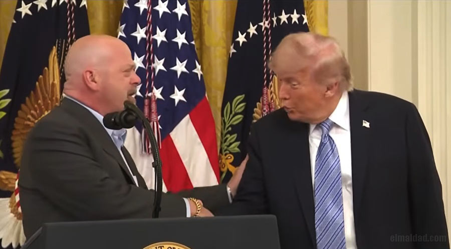 Rick Harrison y Donald Trump.