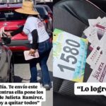 Propaganda de Julieta Ramírez en autos.